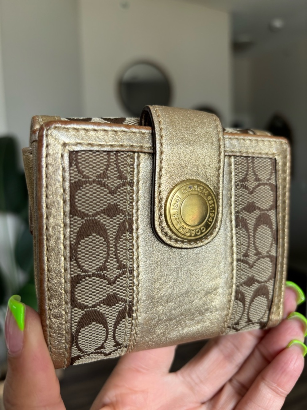 ⭐️🌟🤎COACH Ergo Signature Wallet🤎🌟⭐️